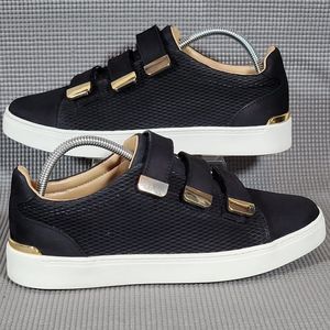 Aldo Paise Black/White/Gold Sneakers - Size 10